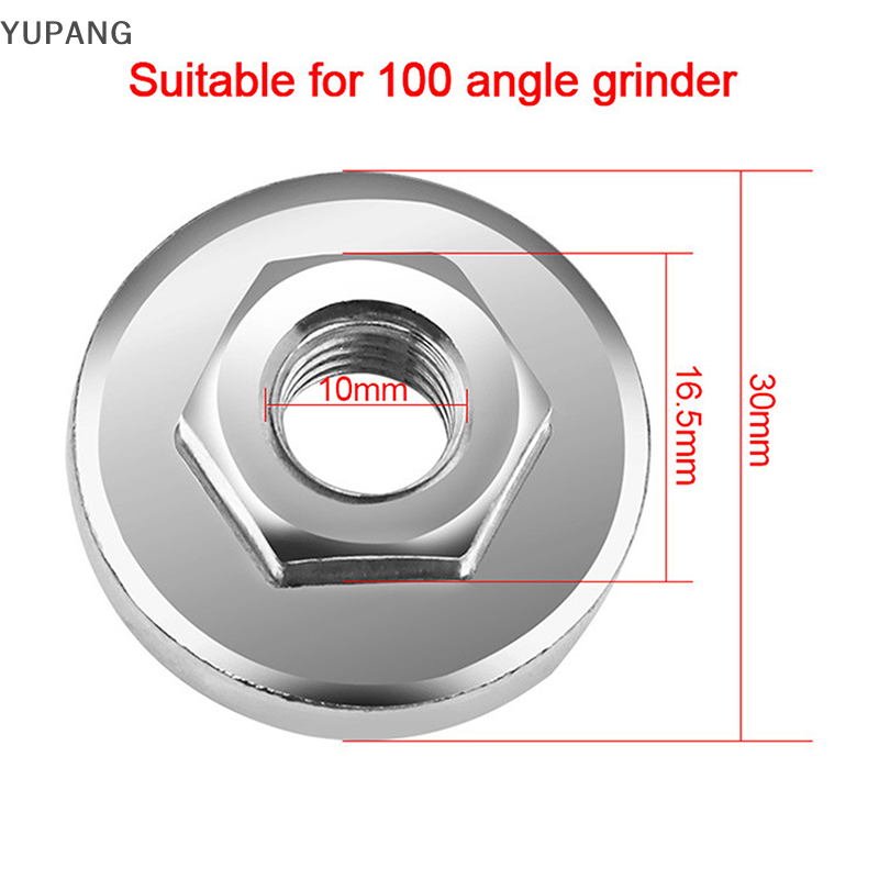 NEW 100 Angle Grinder Pressure Plate Modified Splint Stainless Steel Hexagon Nut