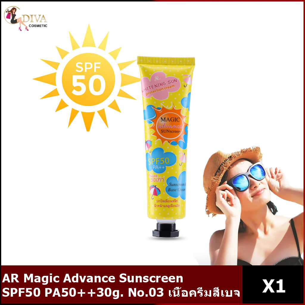 AURORA ARCTIC SMOOTHLIGHT SUNSCREEN ครีมกันแดดออโรร่า 20g