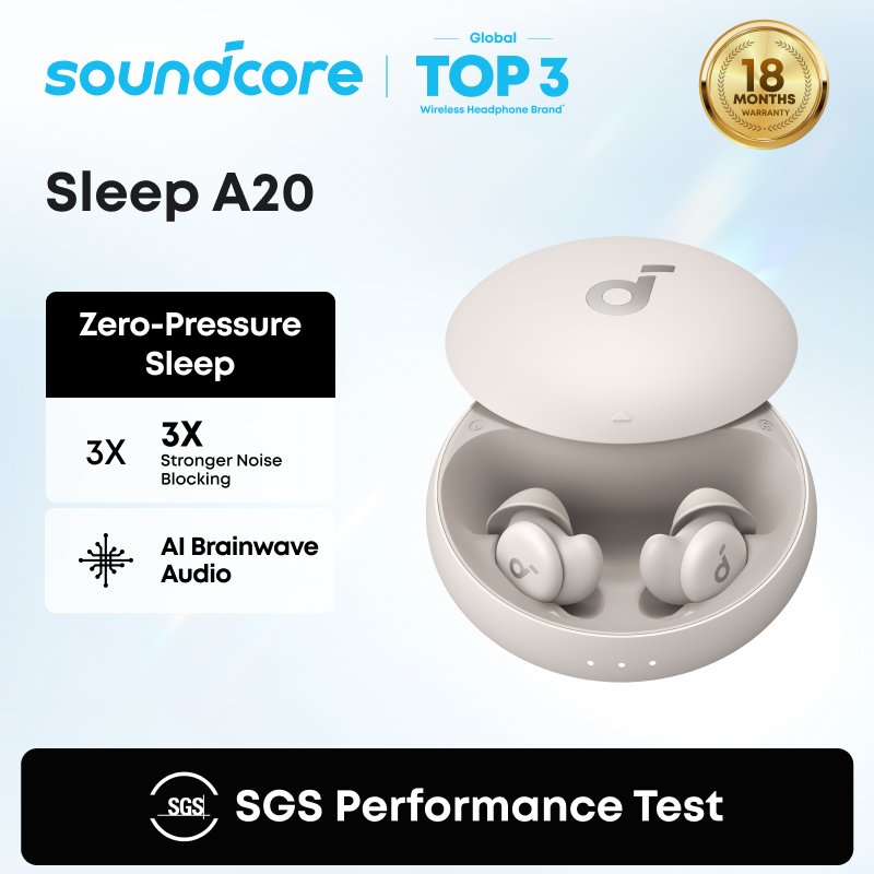 【美品】Anker soundcore Sleep A20 Soundcore Sleep A20 by Anker Sleep Earbuds Noise Blocking Sleep