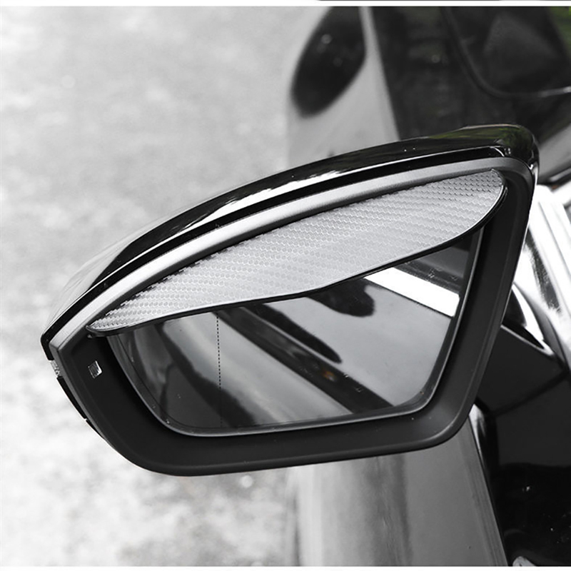 [zBING] Universal Car Rearview Mirror Rain Eyebrow Rear View Rainproof Blades Sticker