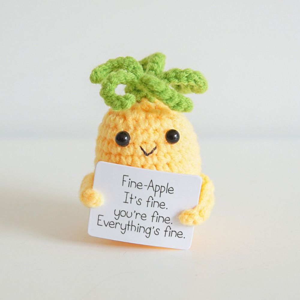 1PC Mini Funny Positive Potato, Cute Wool Funny Knitted Positive Potato,  Positive Gifts Funny Gifts Positive Potato for New Year Gift Birthday Gifts