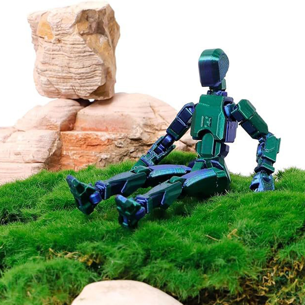 【Great Selection】 Multi-Jointed Movable Shapeshift Robot Titan 13 Action Figures 3D Printed Mannequin Toys Kids Adults Children Game.