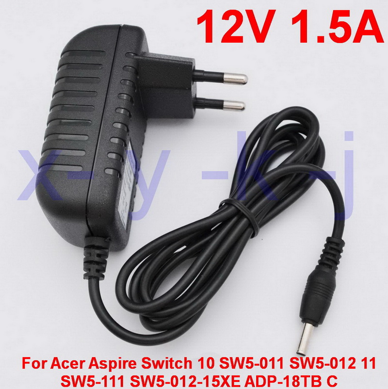 【VogueVenture】1pc 12V 1.5A 18W Tablet AC Adapter Charger Power For Acer ...