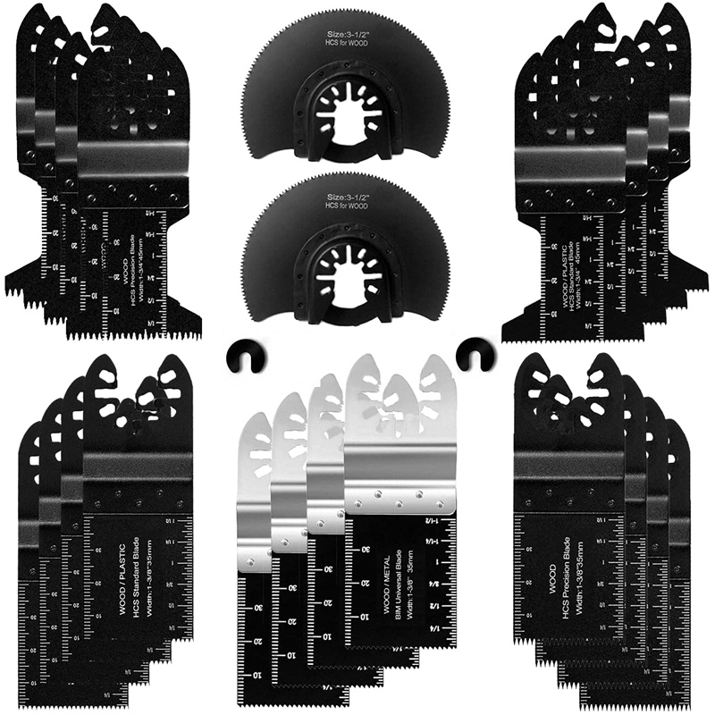 5PCS Oscillating Multi Tool Diamond Blades Oscillating Tool Blades for Grout Mortar Concrete