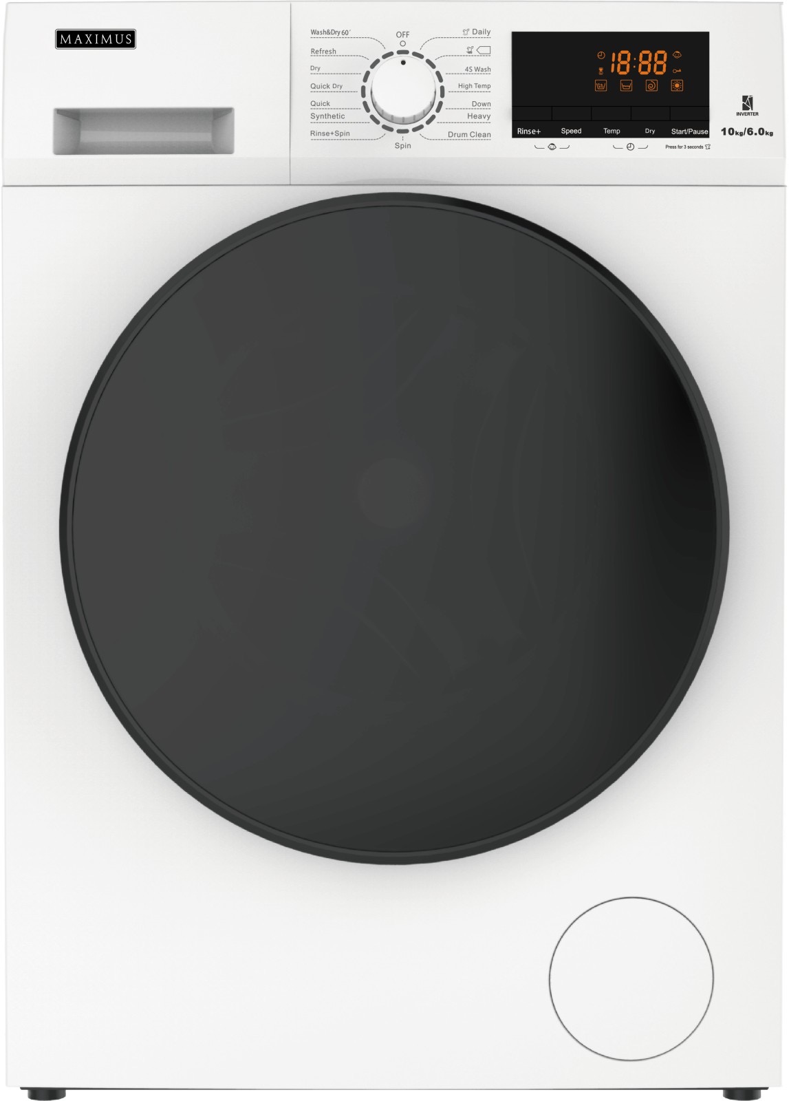 Maximus Inverter Washing Machine/Dryer Combo (MAXWD106W) Lazada PH
