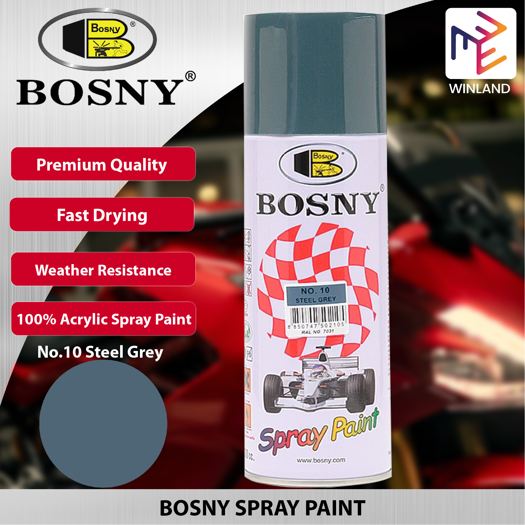 bosny steel grey
