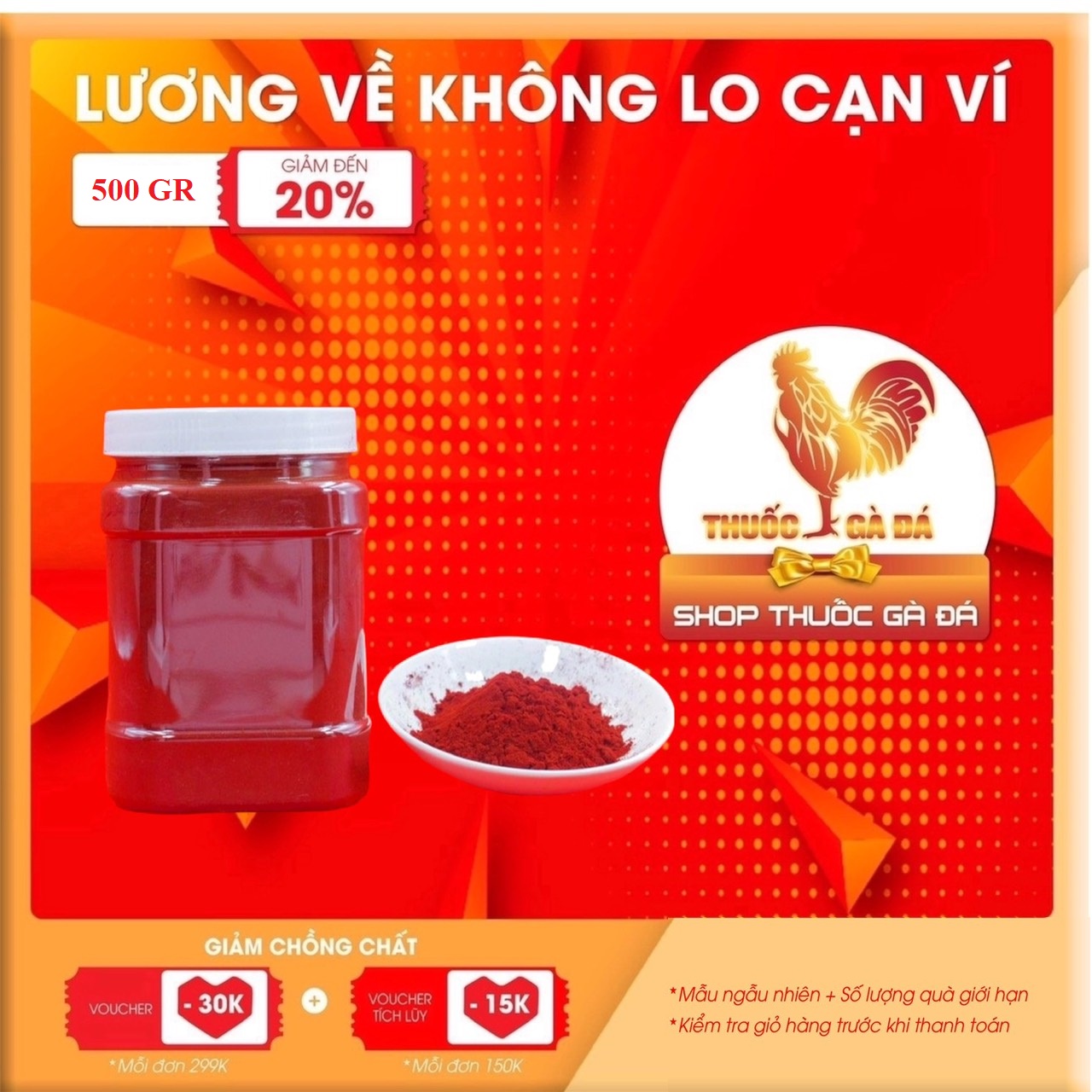 Bột nghệ đỏ cao cấp cho gà đá - bột nghệ gà chọi