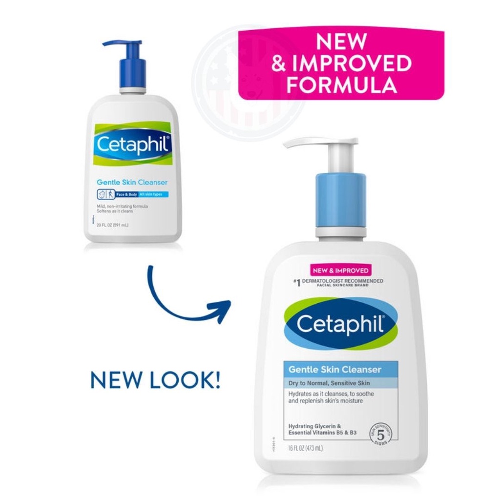 Sữa rửa mặt CETAPHIL gentle skin cleanser (118ml-591ml)