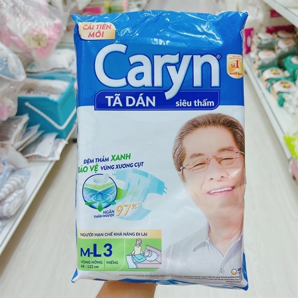 Tã dán Caryn người lớn gói 3m