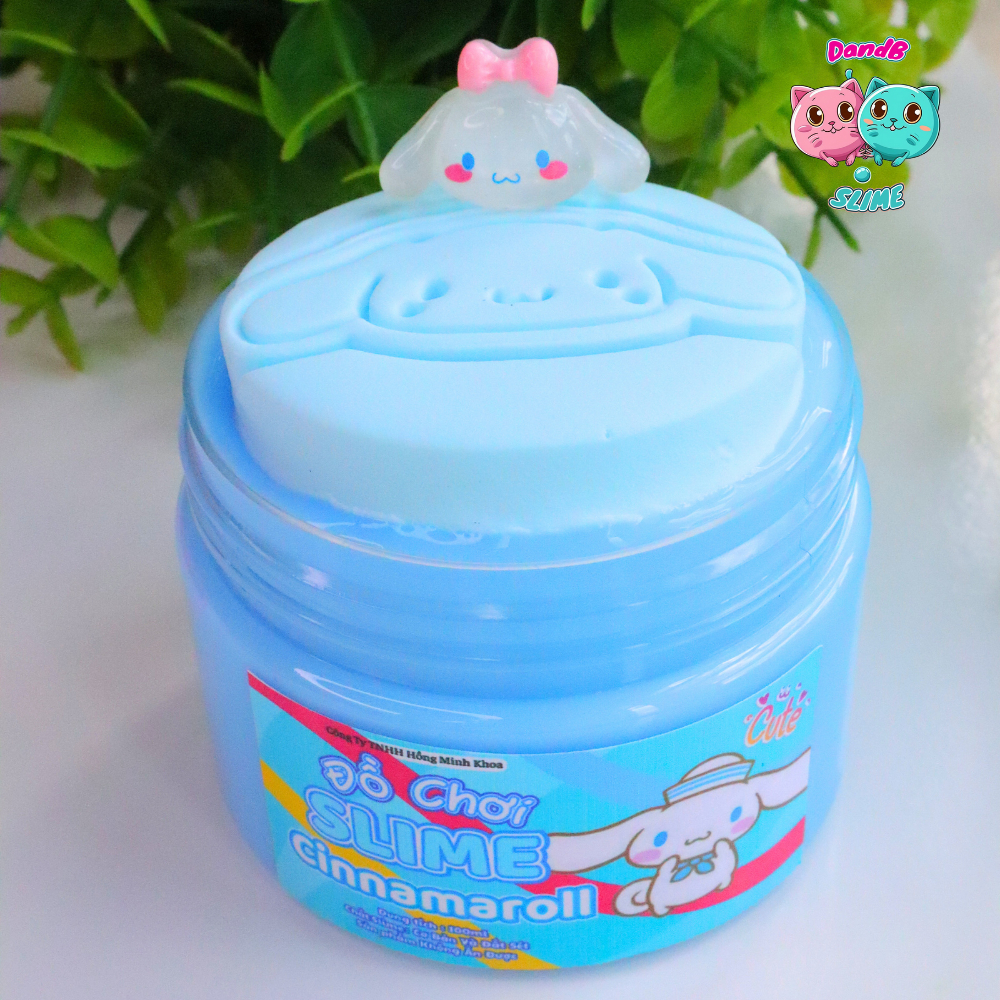 Diy cinamarol/ đồ chơi slime kèm charm/ slime basic và đất sét dễ thương