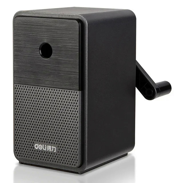 Adjustable Pencil Sharpener with Long Lasting Blade Hand Crank Table Sharpeners Machine Stationery