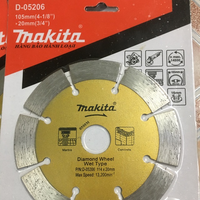 Lưỡi cắt gạch Makita 110 mm (dùng cho máy cầm tay) bv.