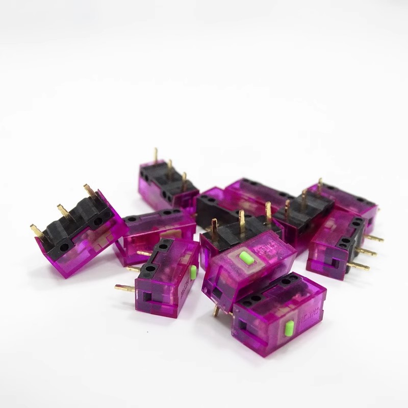 Mouse Switch Transparent 1 Piece Kai Long Mouse Switch Purple Gold Pink Dot 150 Millions 150m ...