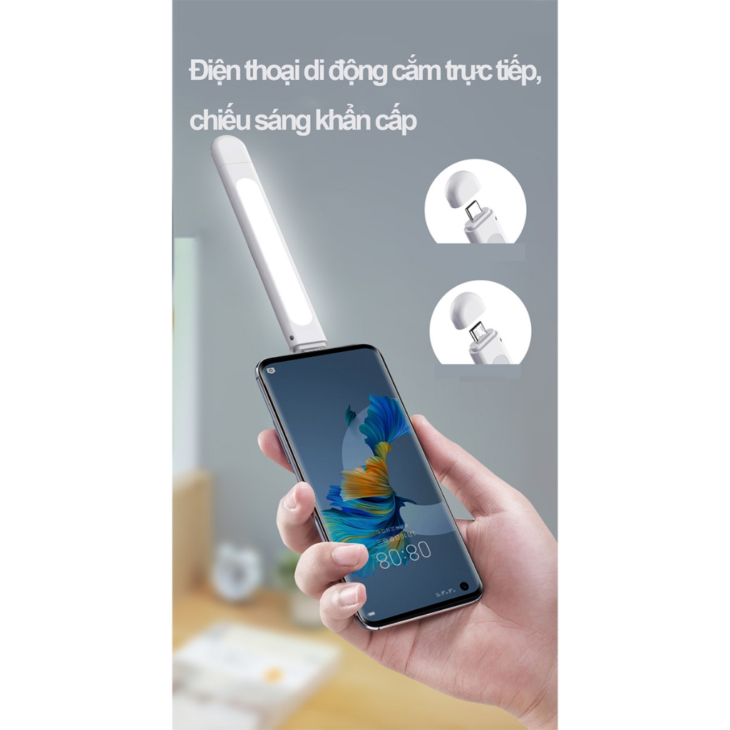 Đèn Led USB Siêu Sáng để bàn Đầu Cắm Sử Dụng Chân USB