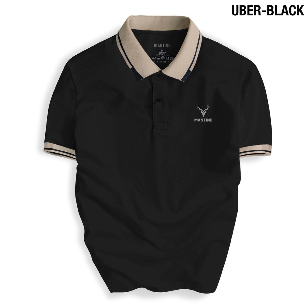 Áo thun polo mantino nam tay ngắn basic, sang trọng, lịch lãm