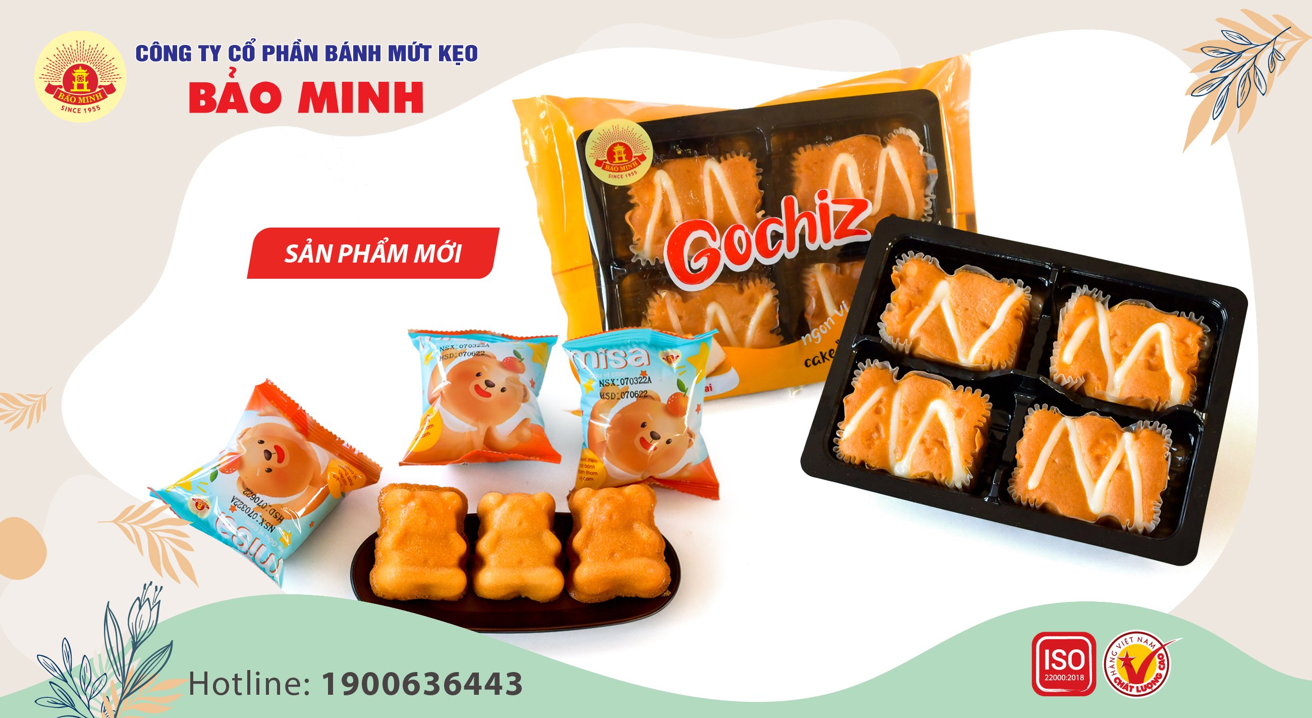 Bánh Gochiz (Cake Bơ Phomai) Bảo Minh 140gr
