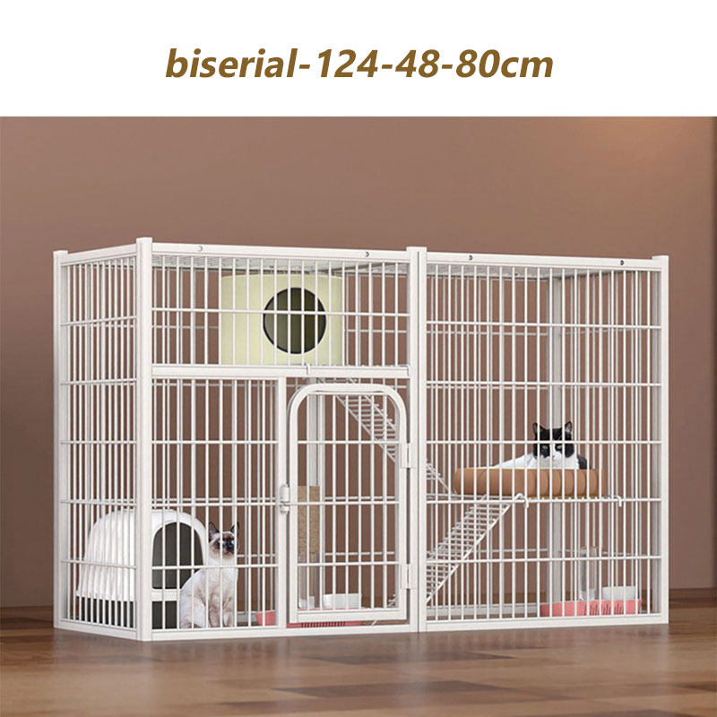 Cat cage large square tube cat cage Cat house Cat house Cat villa kitten into cat universal