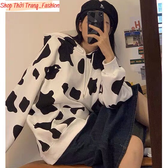ÁO KHOÁC HOODIE NAM NỮ IN 3D BÒ SỮA SIÊU HOT TREND, THỜI TRANG CAO CẤP Shop Thời Trang_Fashion