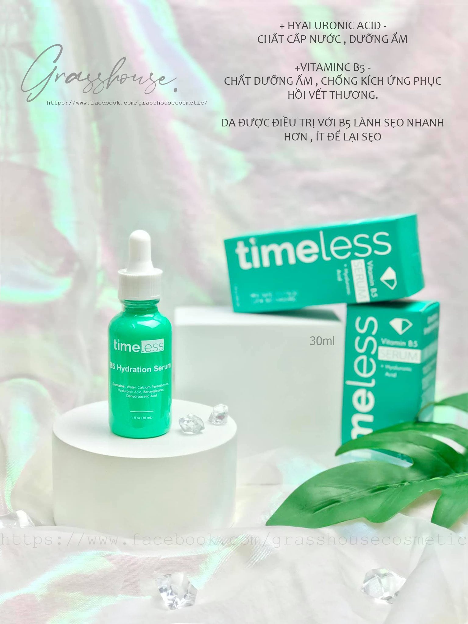 [HCM]Serum tái tạo phục hồi da B5 Timeless 30ml