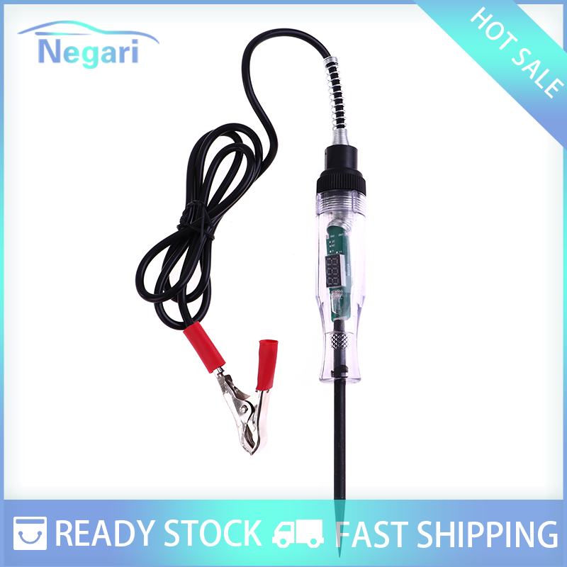 NG Motor✨ COD ✨ Car Durable Automotive Electric Circuit Tester Digital Light Probe Test Pen