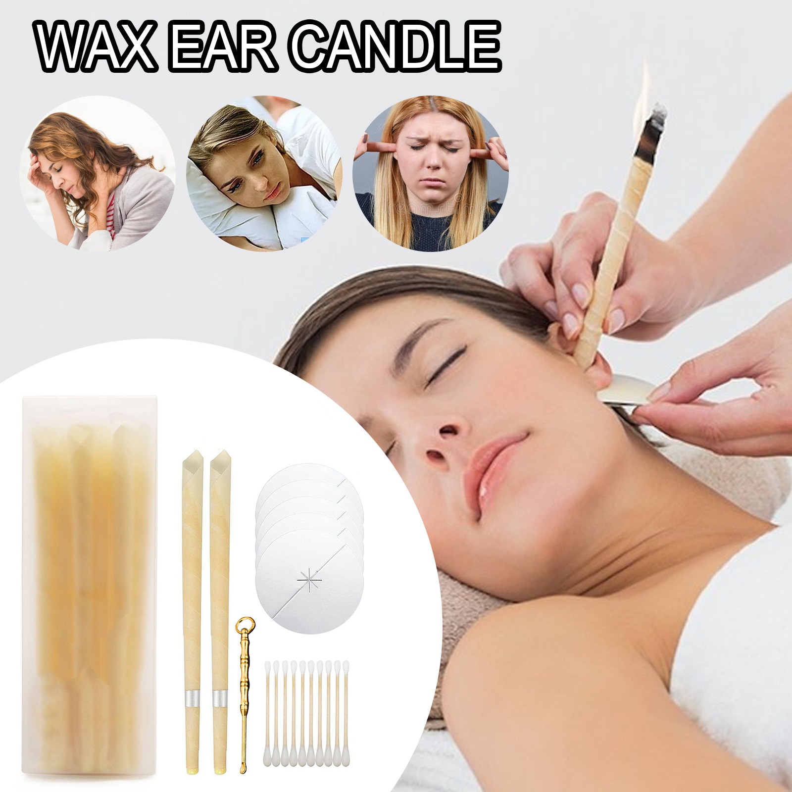 [pantorastar] Ear Wax Remover Candle Earwax Clean Removal Coning