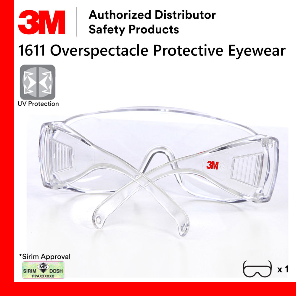 【Good selling】3M 1611 Eyewear/ DOSH SIRIM Approved / Safety Glasses ...