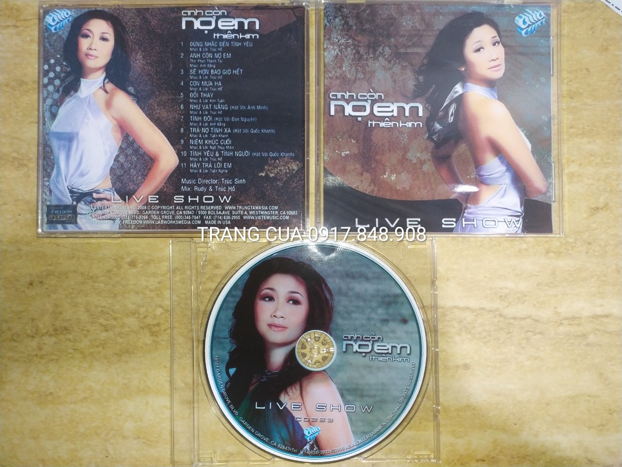 Bộ 07CD ca sĩ Thiên Kim nhạc hải ngoại