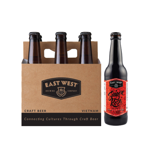Bia Thủ Công East West Rose Hộp 6 Chai 330ml