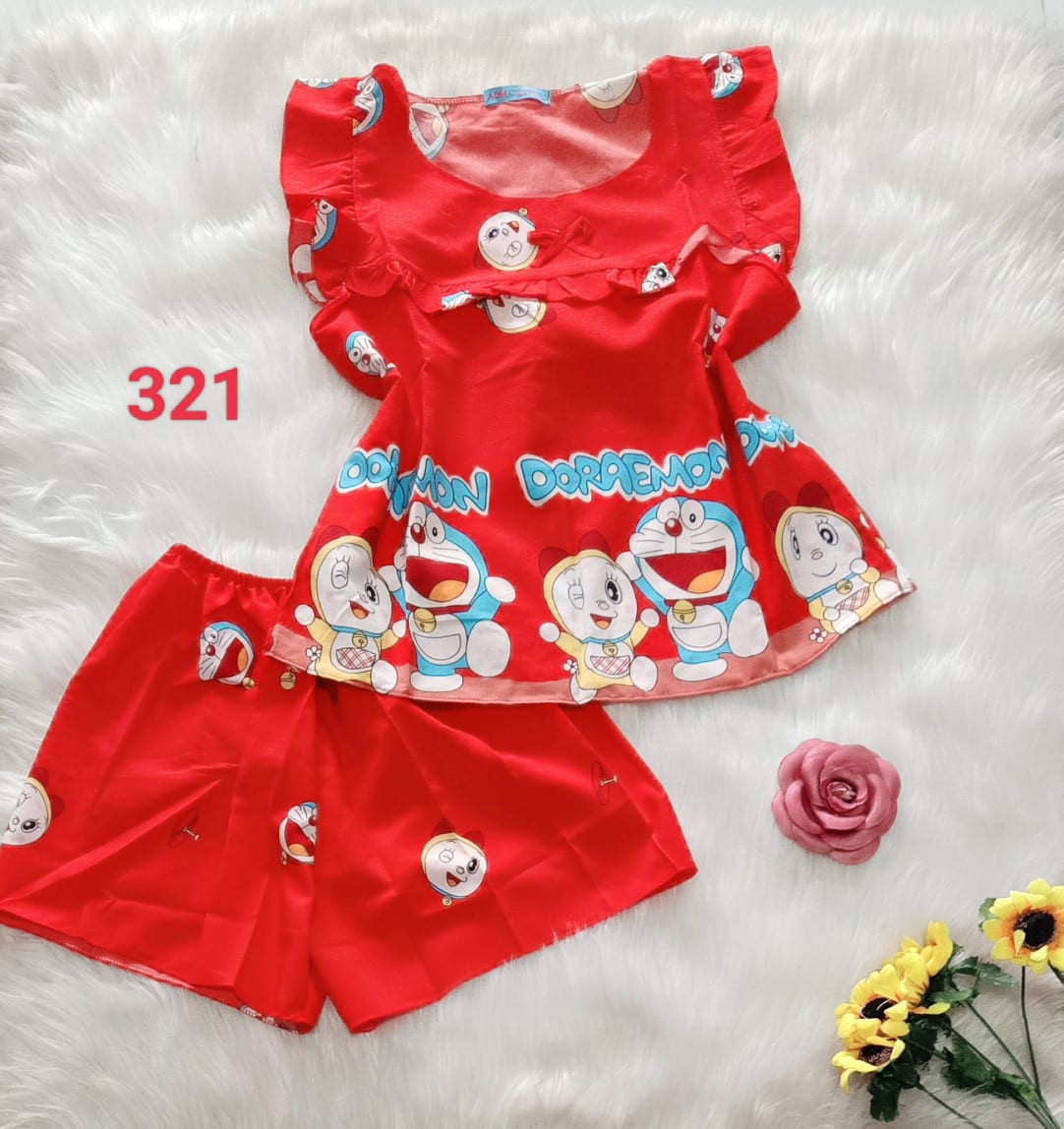 Bộ lụa hàn đùi cho Bé Gái, 30 đến 53kg, ảnh thật