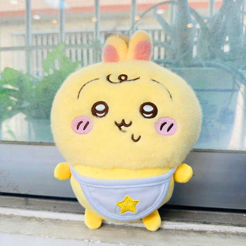Chiikawa-Style Sleeping Plush Pillow - Soft Usagi & Hachiware Lying Doll (Curl-Up Cuddle Cushion, Unofficial Fan Merch)_voghion.com