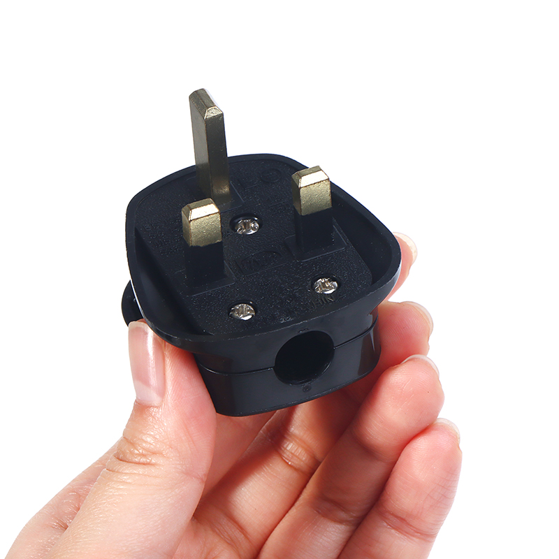 England Removable Power Plug White Black 3 Pin UK Mains Plug 13A Appliance Assembly Power Cord Fuse Wiring Connector BOYUAN. 