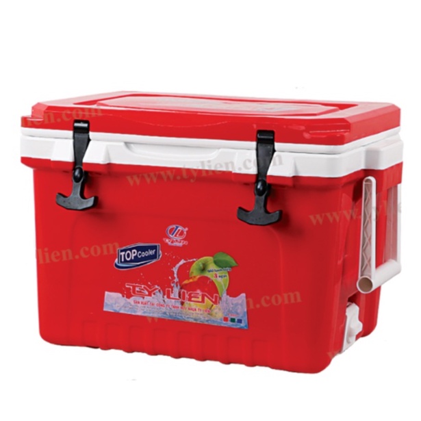Thùng đá giữ nhiệt vuông giữ lạnh 100 giờ, dung tích 38L Top Cooler 45 có quai xách, không chứa BPA an toàn cho sức khỏe