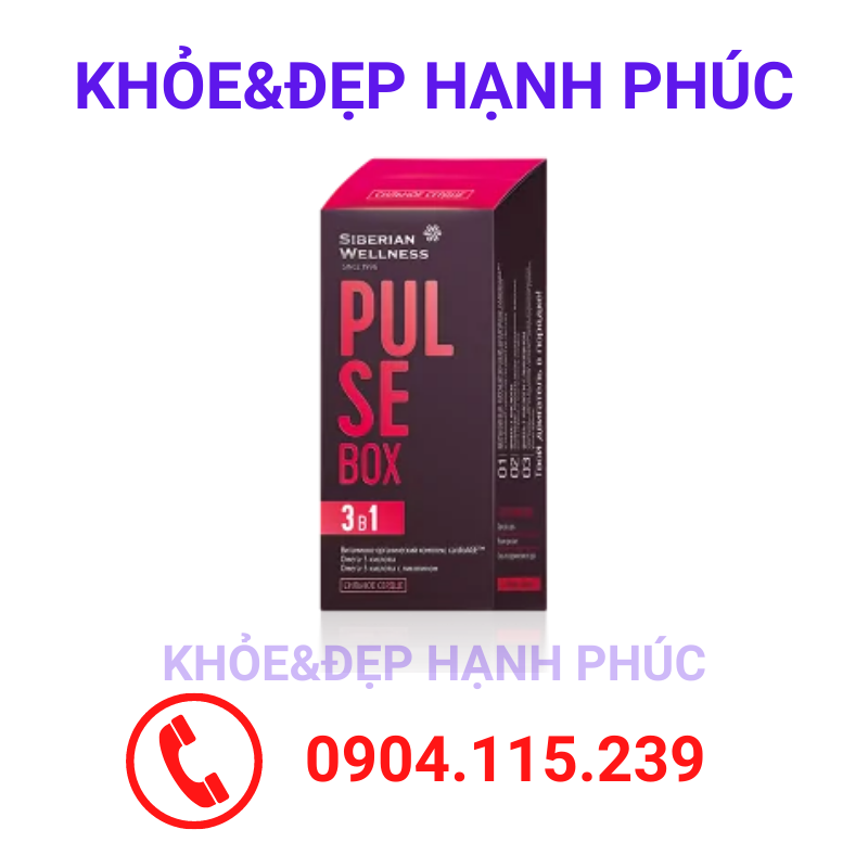[Hỗ trợ tim mạch] Thực phẩm bảo vệ sức khỏe Pulse Box – 30 túi