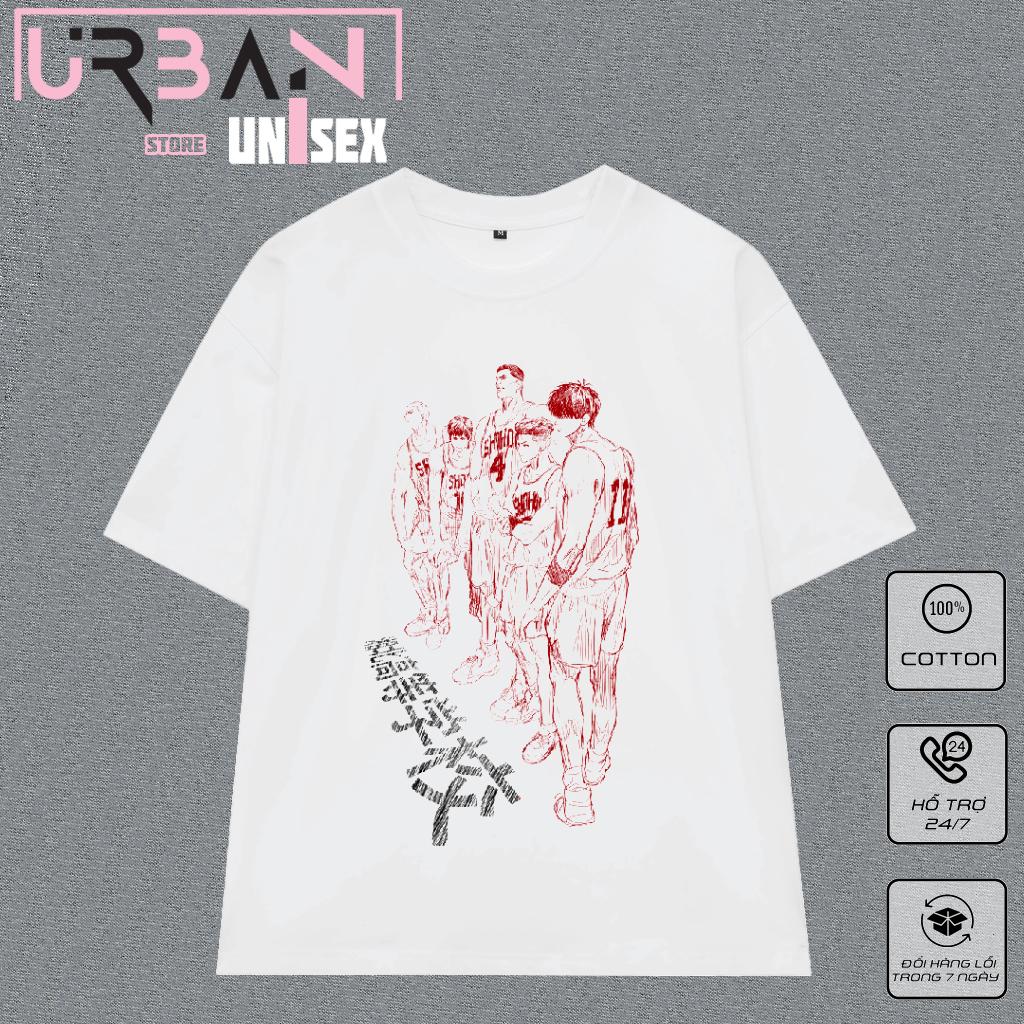BST Áo Thun Unisex. Mẫu áo thun in hình Anime SlamDunk