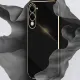 Biruiqu for VIVO Y04 Back Cover Luxury 6D Plating Frame Shiny Bling Phone Pounch Soft Silicone Square Phone Case. 