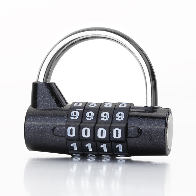 Position horizontal large character gym lock, locker cabinet, cabinet password lock, padlock, combination lock