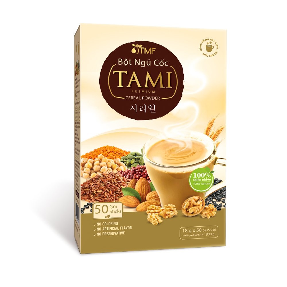 Bột Ngũ Cốc TAMI 900gr có đường