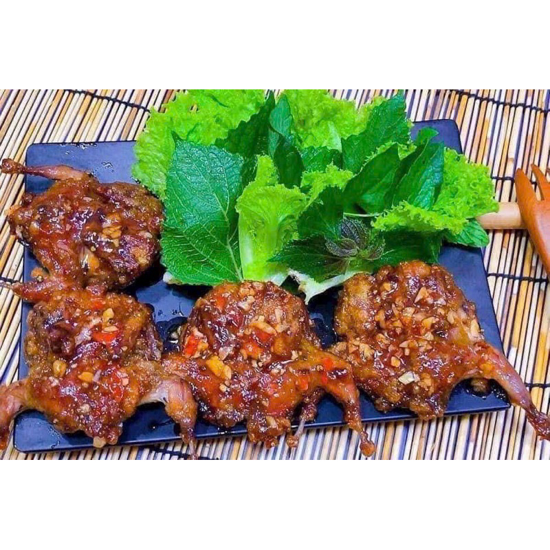 CHIM CÚT ƯỚP LÁ MÓC MẬT Vĩ 500gr (giao tphcm)