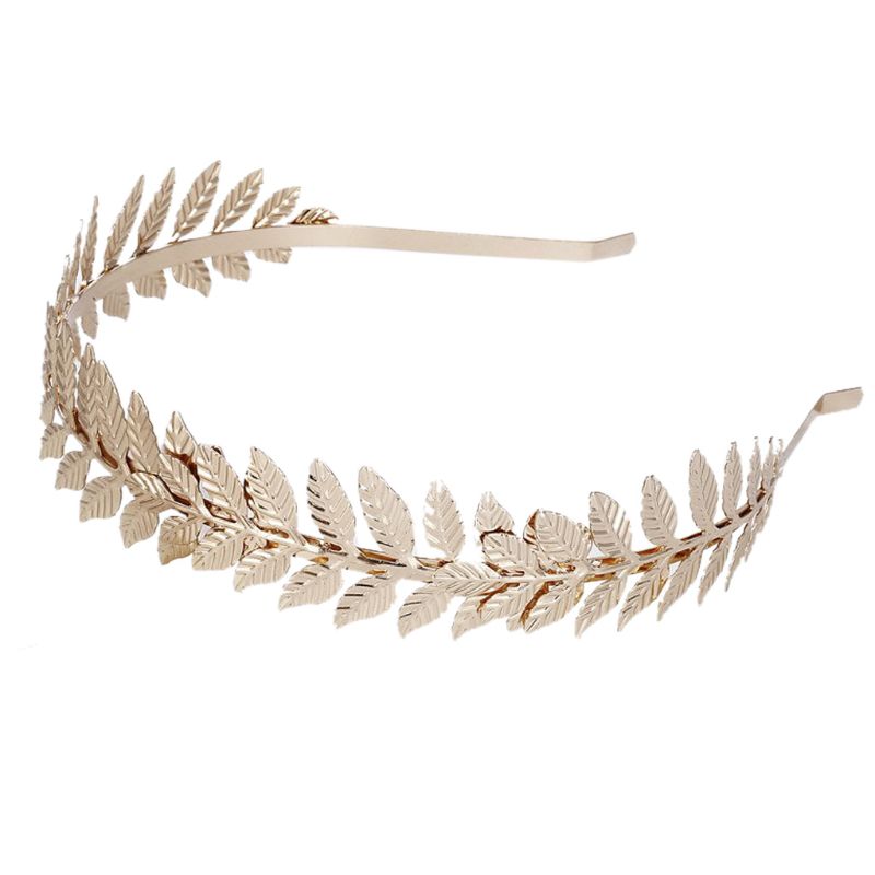European%20Greek%20Goddess%20Headband%20Metallic%20Gold%20Silver%20Leaves%20Hair%20Band%20Wedding%20Bridal%20Shimmer%20Hair%20Accessories%20-%20Image%202