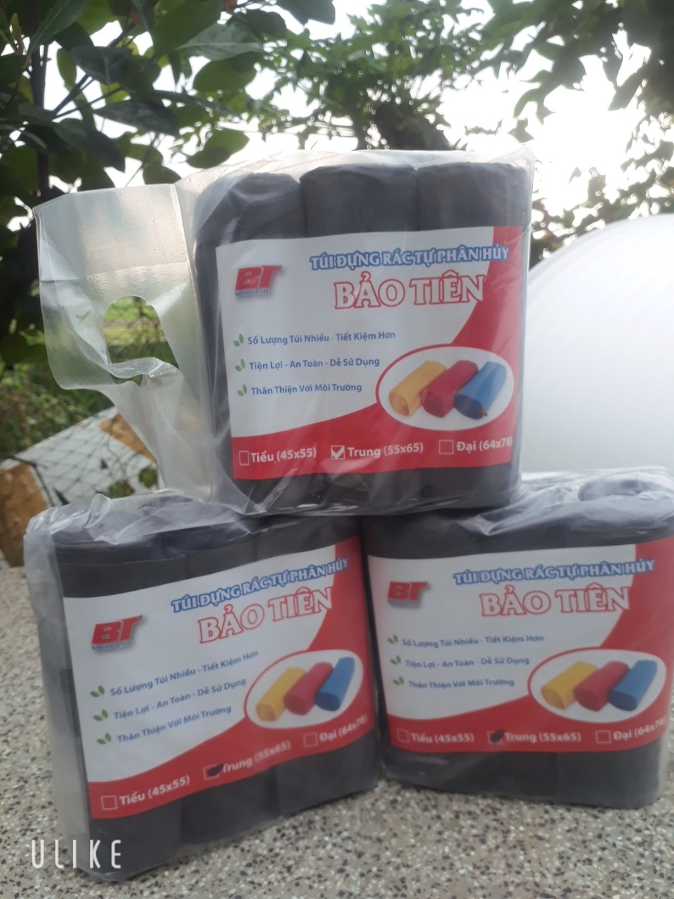 [HCM]COMBO 3 CUỘN TÚI RÁC CUỘN TỰ PHÂN HỦY