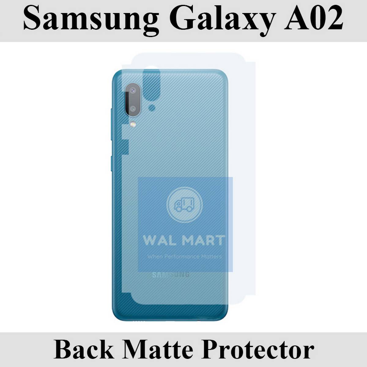 Samsung Galaxy A02 Back Matte Protector Soft Skin Sheet Soft Film Protector For Samsung Galaxy A02. 
