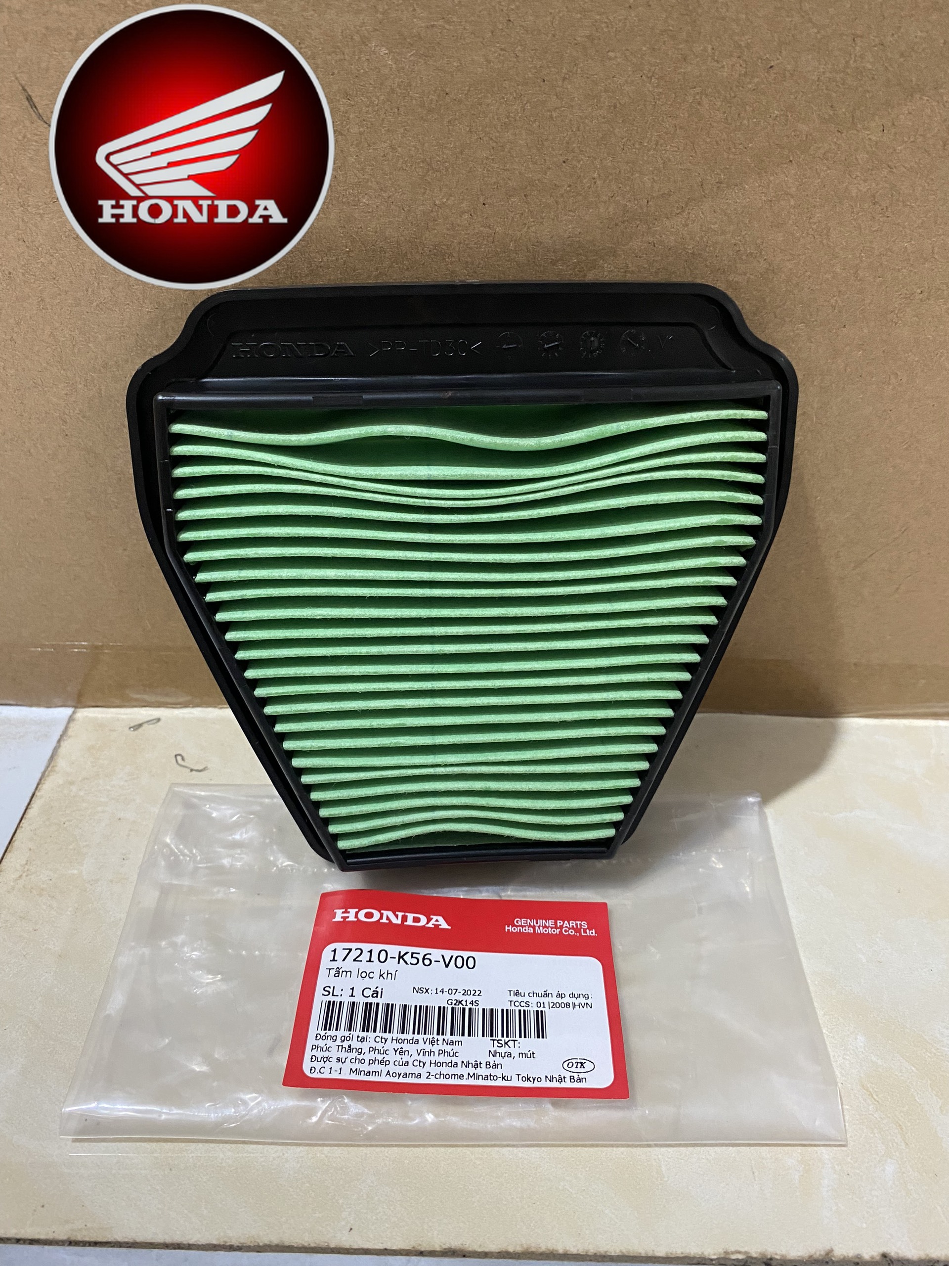 Tấm lọc khí, lọc gió  Winner (17210K56V00)