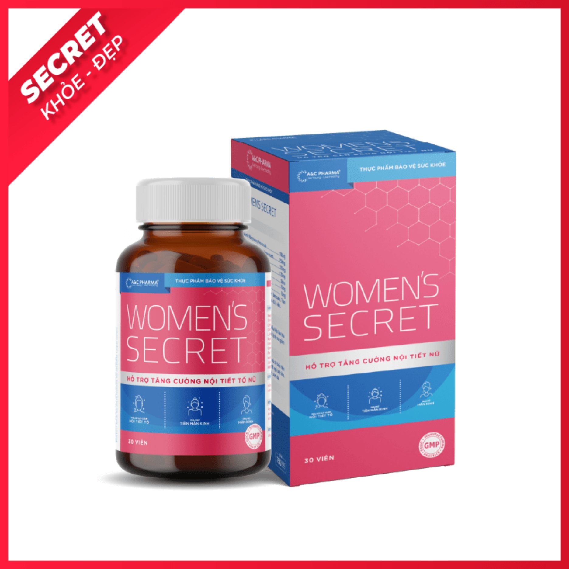 Viên uống Tăng cường nội tiết tố nữ Women s Secret A&C Pharma thumbnail