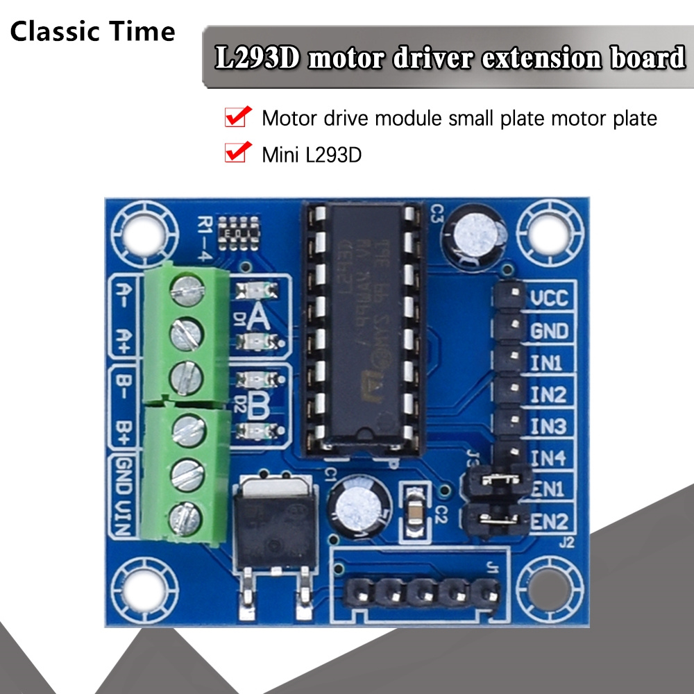 Mini 4ch 4 channel motor drive driver shield l293 l293d expansion board module