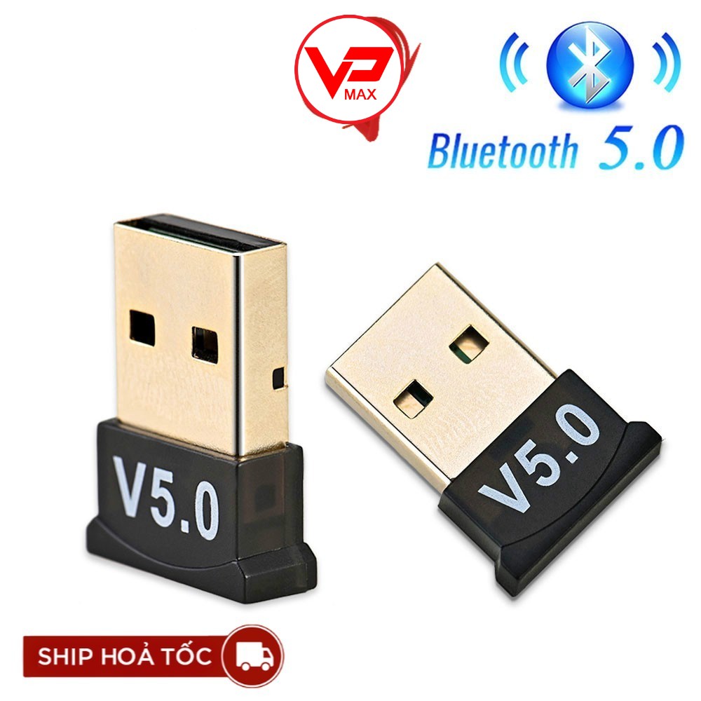 USB Bluetooth 5.0 giúp Laptop PC thu phát sóng bluetooth cho loa âm ly