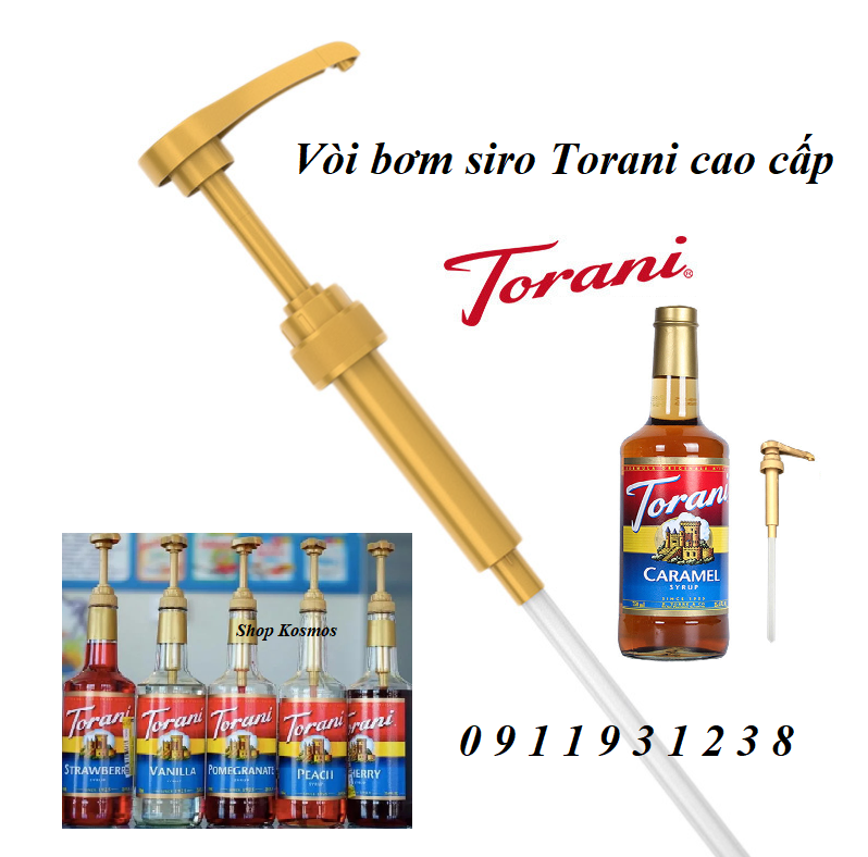 Vòi bơm Siro Torani cao cấp định lượng 10ml 1 lần nhấn thumbnail