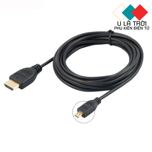 Dây Cáp Chuyển Micro HDMI To HDMI dài 1.5m