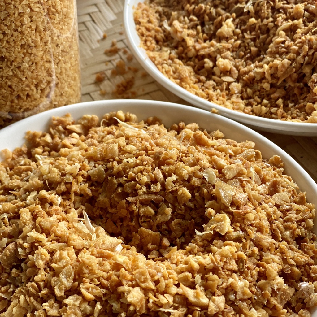 Tỏi Phi Sạch ÔNG BỐN - Thơm, Giòn, Nguyên Chất 100% (300g)