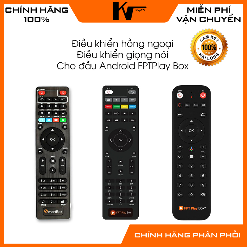 Điều khiển cho đầu Android FPTPlay Box các phiên bản - Thanh lý ( Đọc kỹ mô tả )