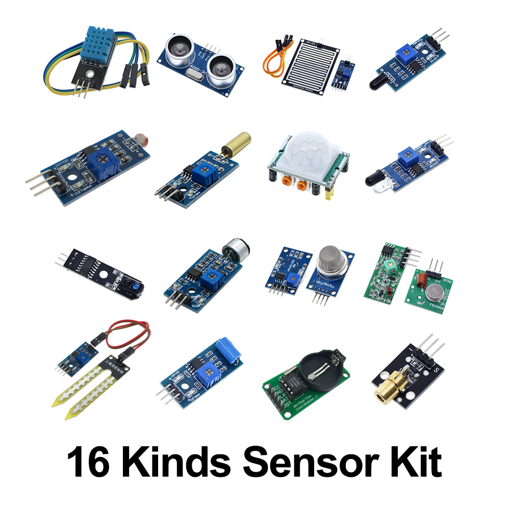 【Hot demand】 45 in 1 Sensors Modules 16 Kinds For Arduino Raspberry Pi ...